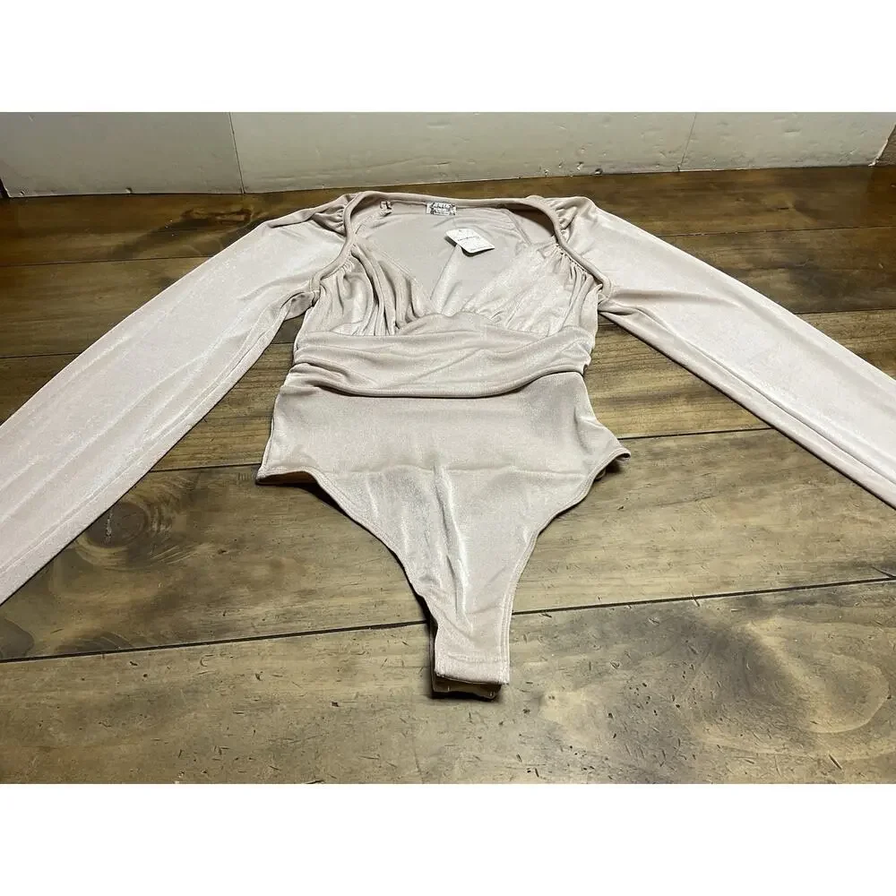 NWT Intimately Free People In Your Arms Bodysuit- Blossom Pearl Size Medium